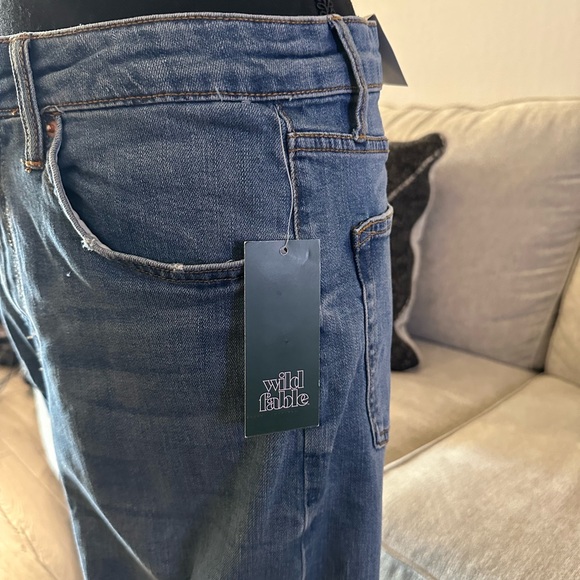 Wild Fable High Rise Ripped Denim Jeans - Picture 2 of 3